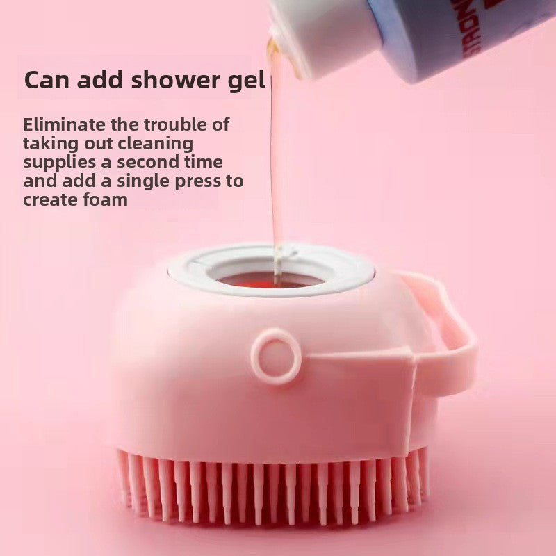 Silicone Pet Bath Massage Brush
