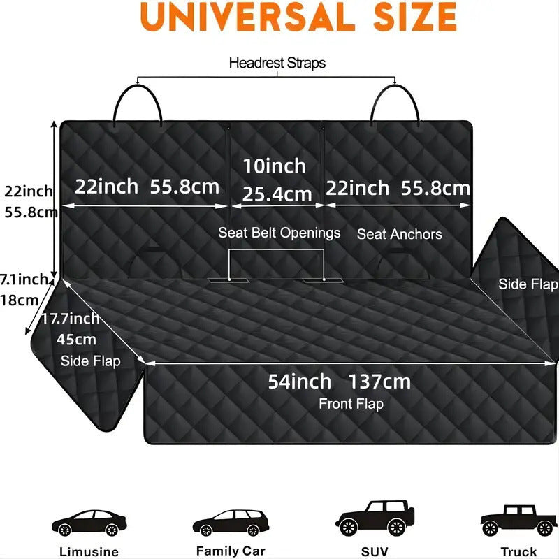 Waterproof Pet Car Seat Protector Mat